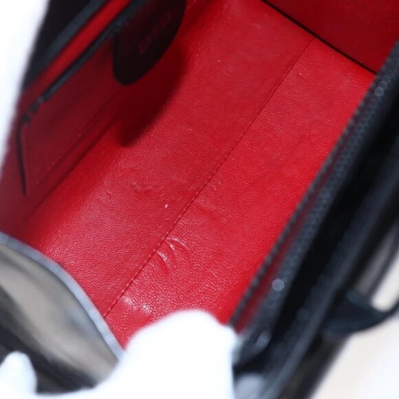 GUCCI Shoulder Bag Leather Black Silver - Picture 14 of 16